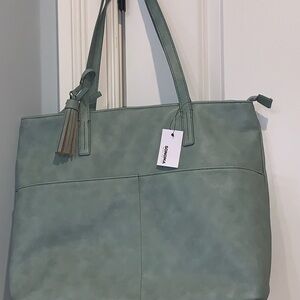 Stylish Sonoma Sage Green Women's Tote Bag  Large Handbag Tote New